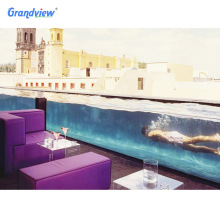 Customized thick acrylic sheet large size clear swimming pools